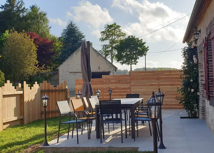Les Cles De La Ferme - 4 Chambres - Proche La Loupe Et Nogent-Le-Rotrou - Option Spa